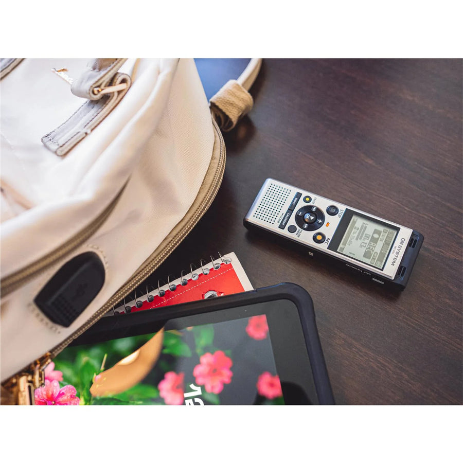OM System WS-882 Digital Voice Recorder Silver