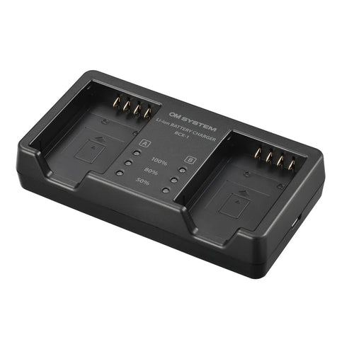 OM SYSTEM BCX-1 DUAL BATTERY CHARGER