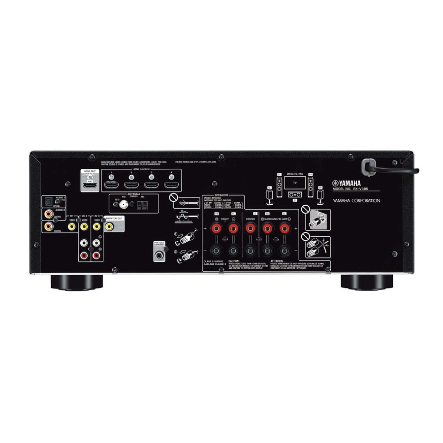 Yamaha  RX-V385 5.1 Channel 4K AV Receiver