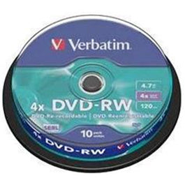 Verbatim  43552 4x DVD-RW - 10 Pack