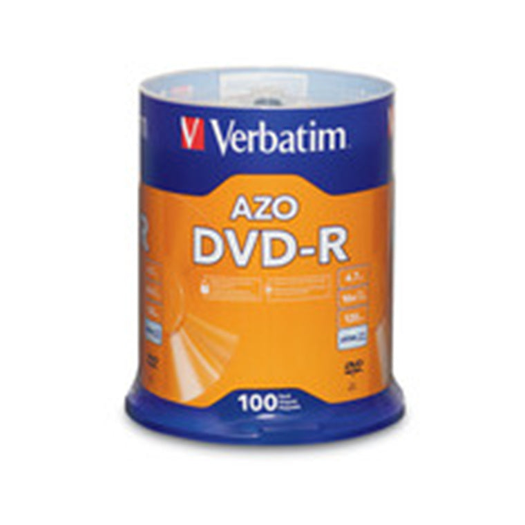 Verbatim DVD-R 4.7GB 16x 100 Pack on Spindle