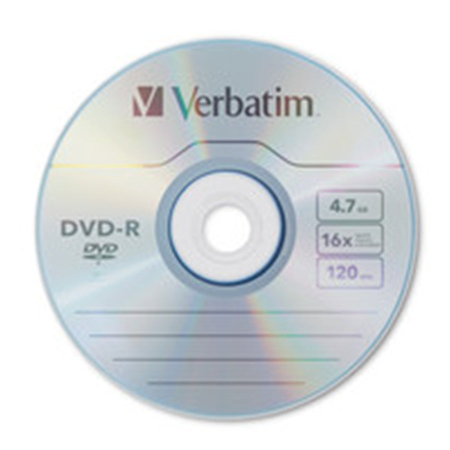 Verbatim DVD-R 4.7GB 16x 100 Pack on Spindle