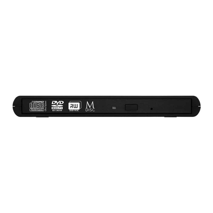 Verbatim  98938 USB 2.0 External Slimline Mobile CD/DVD Writer - Black