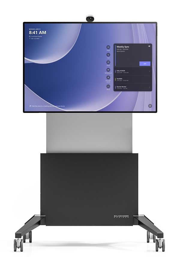 Salamander Designs Electric Lift, Mobile Stand for 50inch Surface Hub 2S & 3 SD-FPS2/EL/MS/GG