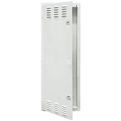 DYNAMIX HWS-4204V2 – 42'' FTTH-Netzwerkgehäuse für Unterputzmontage mit belüftetem Deckel, Kabel- und dualen GPO-Ausbrüchen