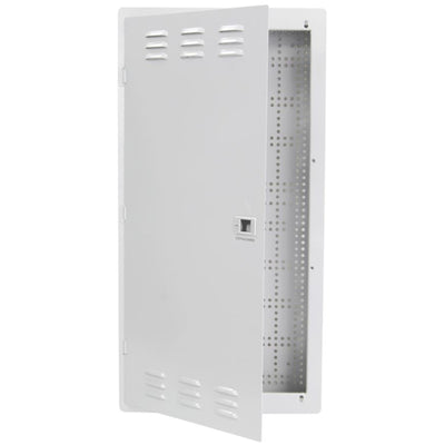 DYNAMIX HWS-2804V2 - 28'' FTTH Network Enclosure Recessed Wall Mount Vented Lid Cable & Dual GPO Knock outs.