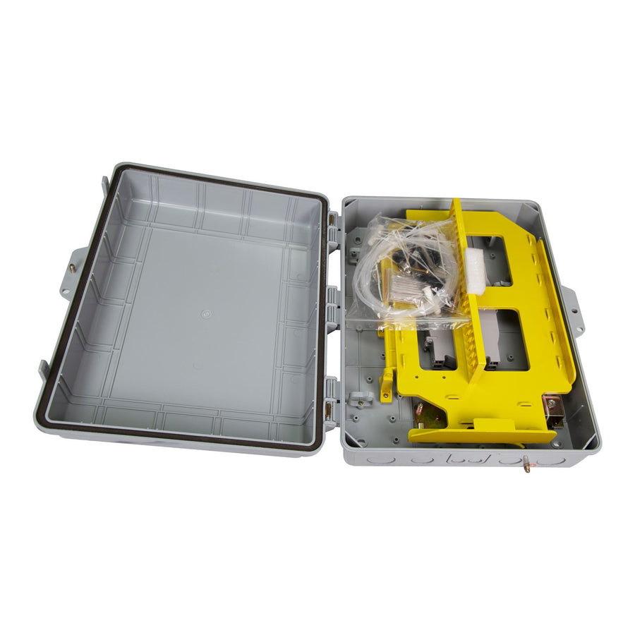 DYNAMIX FWEIP48 - Lockable Indoor/Outdoor Fibre Termination Box 48x Position SC Simplex/LC Duplex IP65