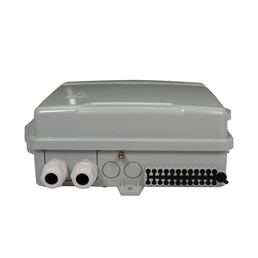 DYNAMIX FWEIP24 - Lockable Indoor/Outdoor Fibre Termination Box 24x Position SC Simplex/LC Duplex IP65