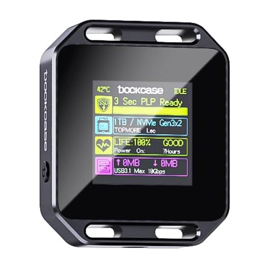 Dockcase  Photography Edition Pocket Smart 2230 M.2 NVMe SSD Enclosure - Matte Black