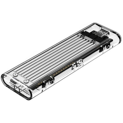 Orico Transparent M.2 NVME USB-C SSD Enclosure - Silver USB3.1 Gen.2