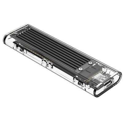 Orico Transparent M.2 NVME USB-C SSD Enclosure - Black USB3.1 Gen.2