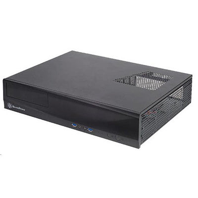 SST-ML03B - SilverStone ML03B Milo mATX Black HTPC Case