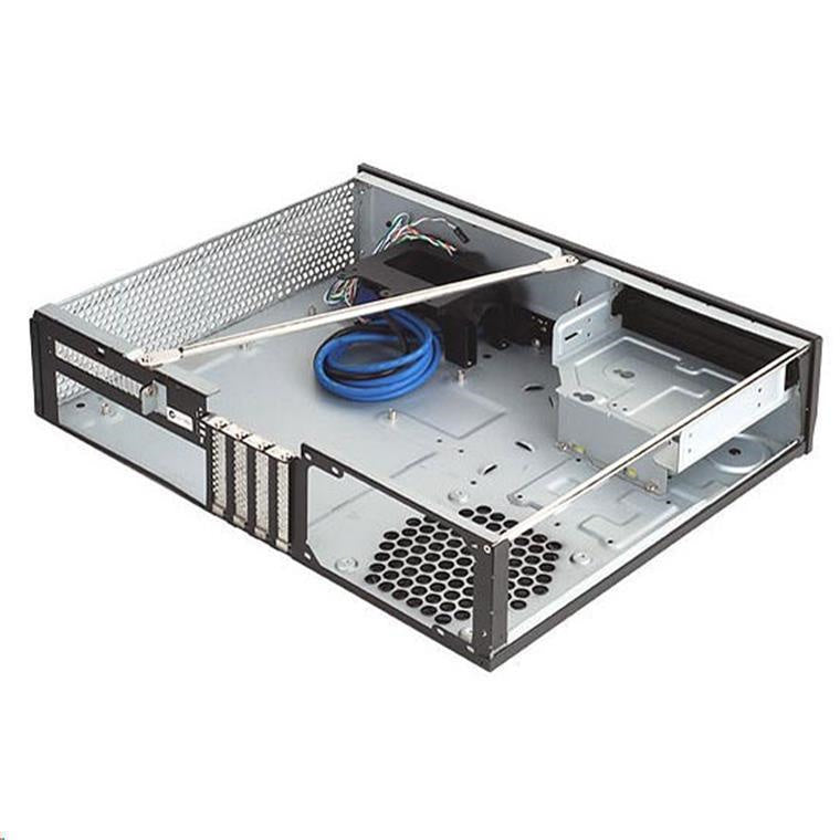 SST-ML03B - SilverStone ML03B Milo mATX Black HTPC Case