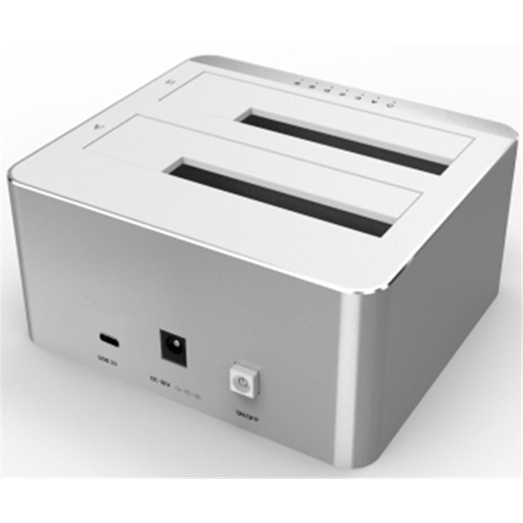Unitek Y-3027 - USB 3.1 GenII USB-C to SATA 6G Docking Station w/ offline function w/ 12V 2A