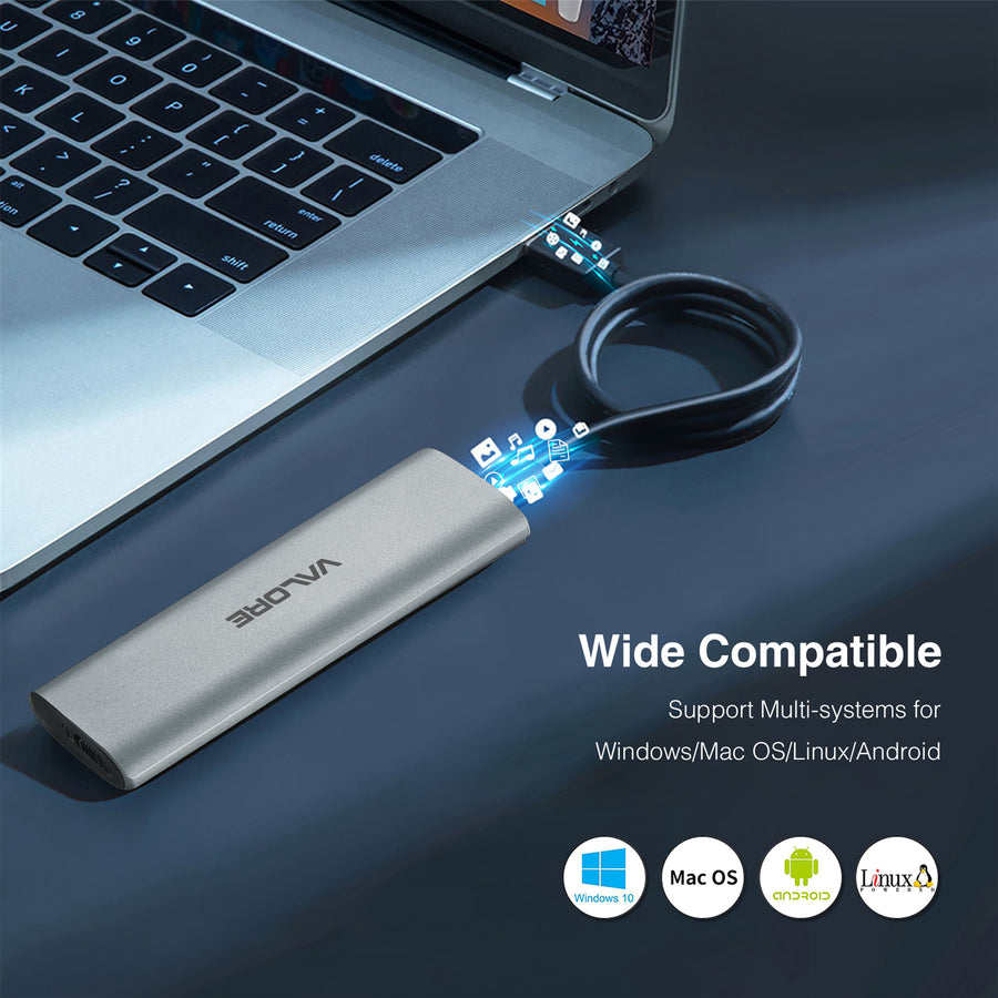Valore  AC-212 (10Gbps) USB 3.1 NVMe SSD Enclosure