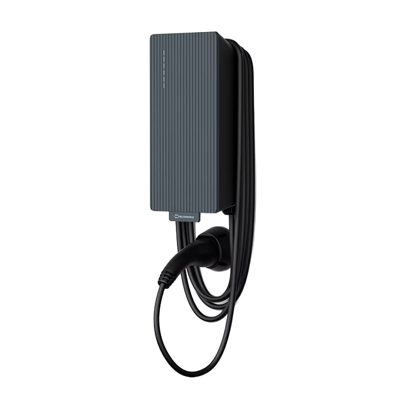 EVC2000130S0 - Teltonika Energy EVC2 EV Charger Single Phase, Wall mounted EV charger with Type 2 Cable 7.5 meters (7.4KW) & GSM Module with included RMS