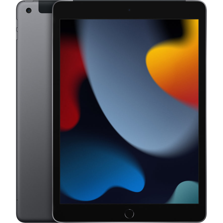 Apple iPad 9th Gen 10.2" - Space Grey - (A-Grade Refurbished) 256GB Storage - Wi-Fi+Cellular - Includes Lighting cable - No Charger - 18-Month Warranty - Certified Refurbished