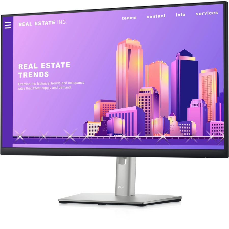 Dell P2422H 24" FHD Monitor (A-Grade Refurbished) 1920x1080 - DisplayPort - HDMI - VGA - 18-Month Warranty - Certified Refurbished