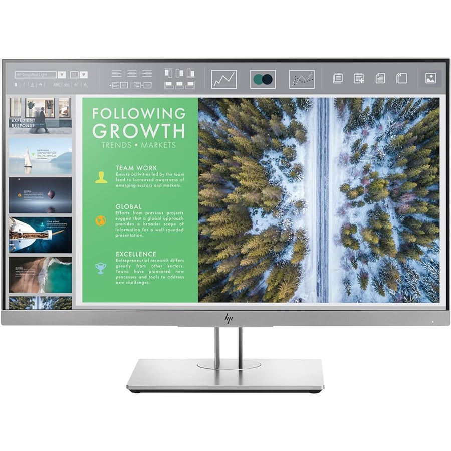 HP EliteDisplay E243M 23.8" FHD Monitor (A-Grade Refurbished) OEM STAND - DisplayPort - HDMI - VGA - Supplied with HDMI & Power Cable - 18-Month Warranty - Certified Refurbished