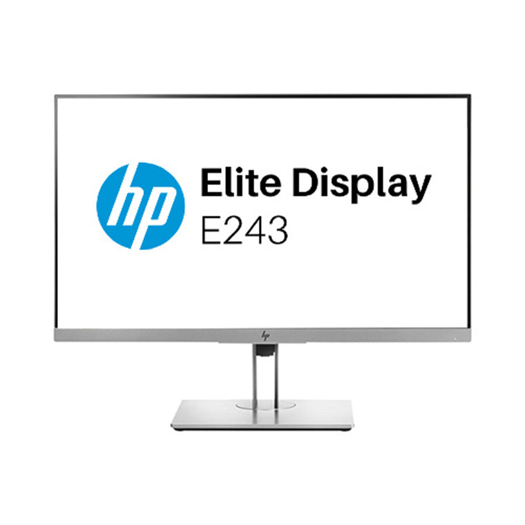 HP EliteDisplay E243M 23.8" FHD Monitor (A-Grade Refurbished) OEM STAND - DisplayPort - HDMI - VGA - Supplied with HDMI & Power Cable - 18-Month Warranty - Certified Refurbished