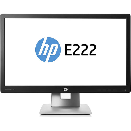 HP EliteDisplay E222 22" LED Full HD Monitor (A-Grade Refurbished) OEM STAND - VGA - DisplayPort - HDMI - Supplied with Power & HDMI Cables - 18-Month Warranty - Certified Refurbished