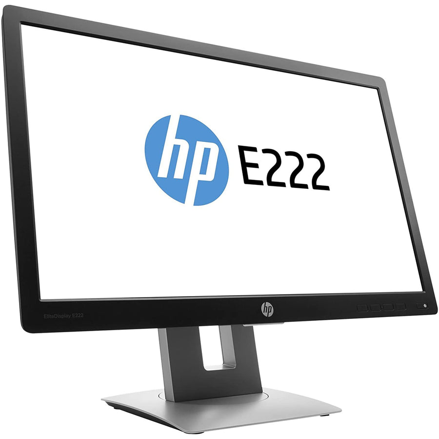 HP EliteDisplay E222 22" LED Full HD Monitor (A-Grade Refurbished) OEM STAND - VGA - DisplayPort - HDMI - Supplied with Power & HDMI Cables - 18-Month Warranty - Certified Refurbished
