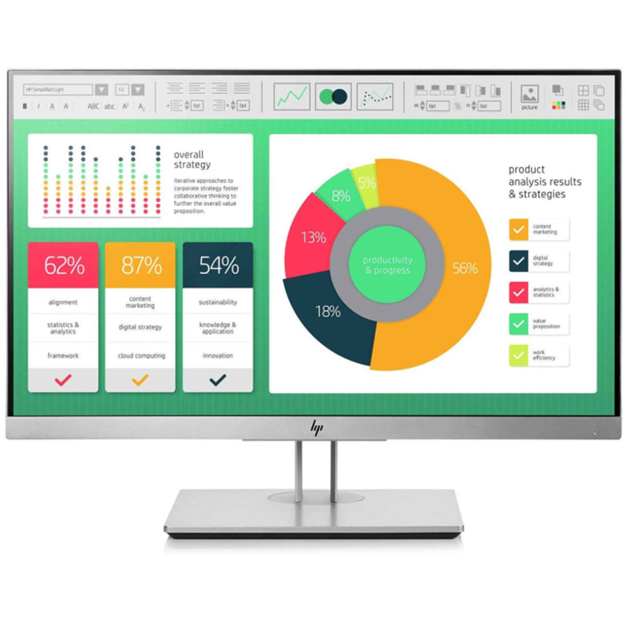 HP Elite Display E223 22" LED FHD Monitor (A-Grade Refurbished)