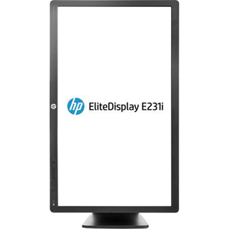 HP EliteDisplay E231i 23" FHD Monitor (A-Grade Refurbished) OEM STAND - 1920x1080 - IPS - DisplayPort - DVI - VGA - 18-Month Warranty - Certified Refurbished