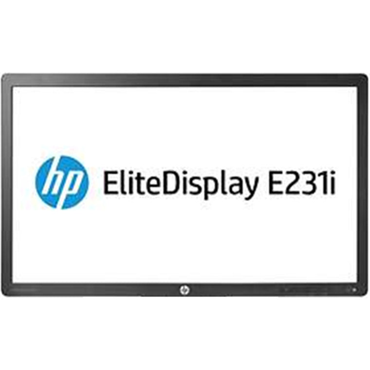HP EliteDisplay E231i 23" FHD Monitor (A-Grade Refurbished) OEM STAND - 1920x1080 - IPS - DisplayPort - DVI - VGA - 18-Month Warranty - Certified Refurbished