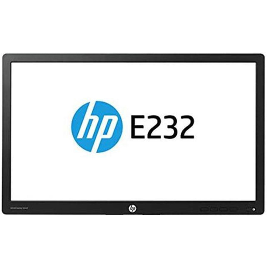 HP EliteDisplay E232 23" IPS Display Monitor (A-Grade Refurbished) OEM STAND - 1920x1080 - 60Hz - DisplayPort - VGA - HDMI - 18-Month Warranty - Certified Refurbished