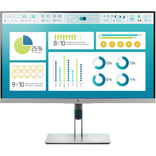 HP E34m G4 34" WQHD Curved Conferencing Monitor (A-Grade Refurbished) with Humanscale single-screen arm - 18-Month Warranty - Certified Refurbished