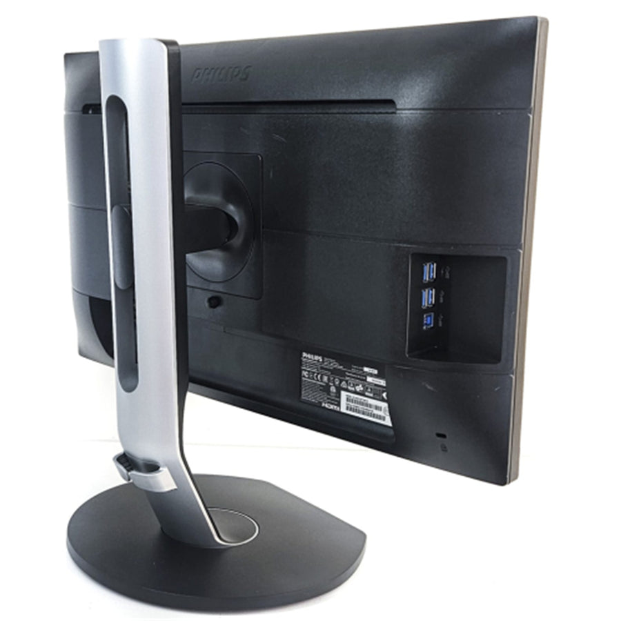 Philips 241B7QU 24" FHD Monitor (A-Grade Refurbished) 1920x1080 - DisplayPort - HDMI - VGA - 18-Month Warranty - Certified Refurbished