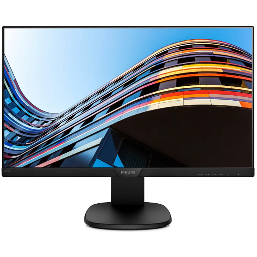 Philips 243S7E 24" FHD Monitor (A-Grade Refurbished) DisplayPort - HDMI - VGA - 18-Month Warranty - Certified Refurbished