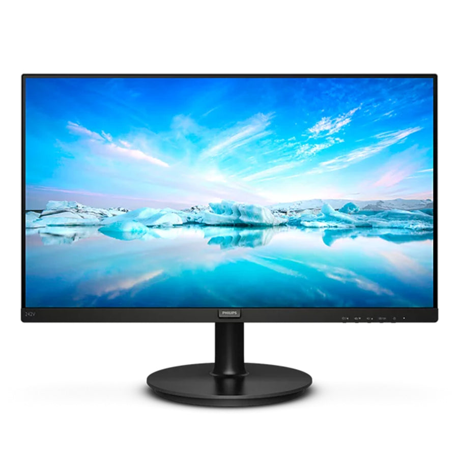 Philips 242V8A 24" IPS FHD Monitor (A-Grade Refurbished) DisplayPort - HDMI - VGA - 18-Month Warranty - Certified Refurbished