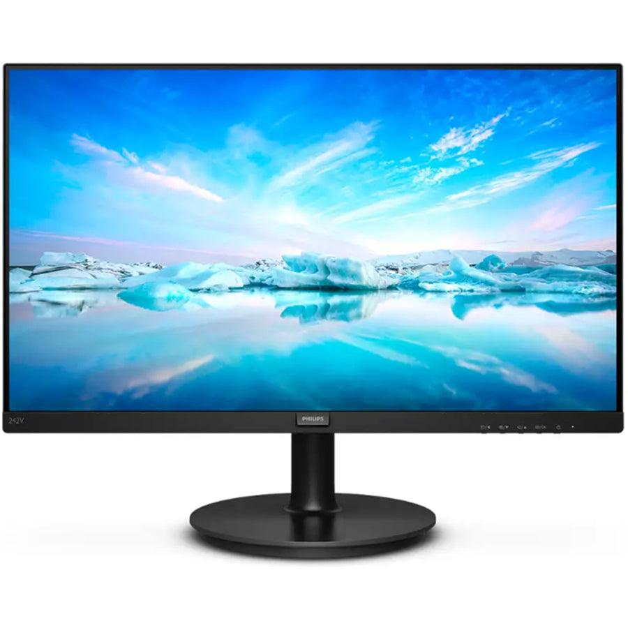 Philips 242V8 24" IPS FHD Monitor (A-Grade Refurbished) DisplayPort - HDMI - VGA - 18-Month Warranty - Certified Refurbished