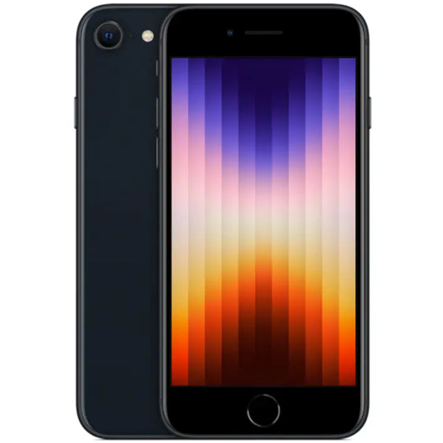 Apple iPhone SE 3rd Gen 64GB - Midnight Black - (A-Grade Refurbished) with lighting cable - 18-Month Warranty - Certified Refurbished