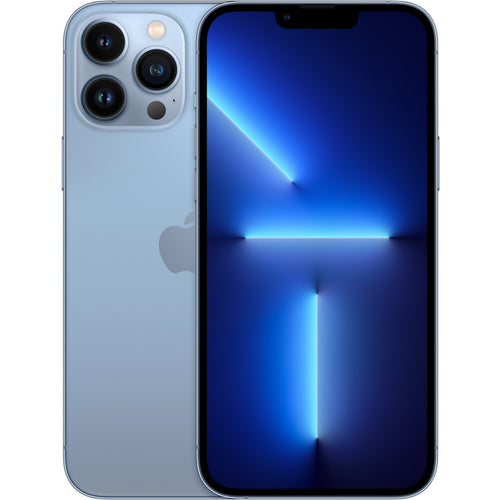 Apple iPhone 13 Pro Max 256GB - Sierra Blue - (A-Grade Refurbished) with Cable - 18-Month Warranty - Certified Refurbished