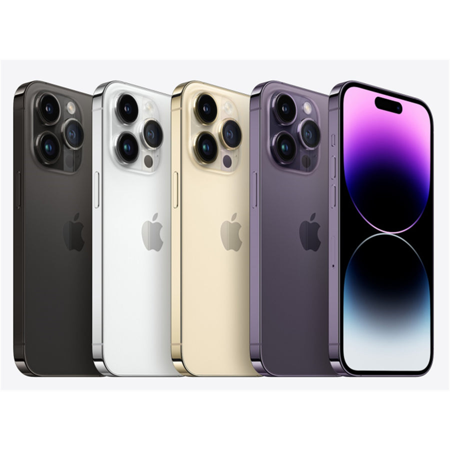 Apple iPhone 14 Pro 128GB - Deep Purple - (A-Grade Refurbished) with Cable - 18-Month Warranty - Certified Refurbished