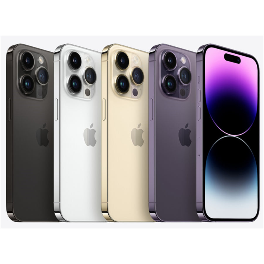 Apple iPhone 14 Pro Max 128GB - Silver - (A-Grade Refurbished) with Cable - 18-Month Warranty - Certified Refurbished