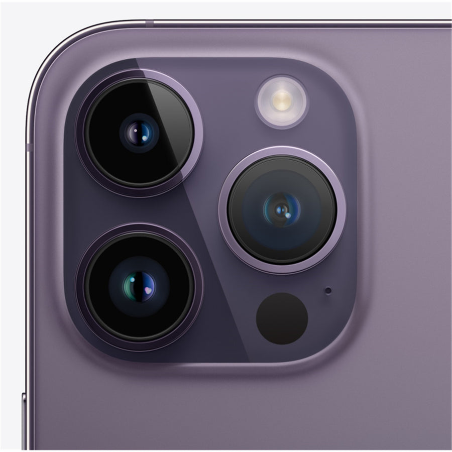 Apple iPhone 14 Pro Max 128GB - Deep Purple - (A-Grade Refurbished) with Cable - 18-Month Warranty - Certified Refurbished