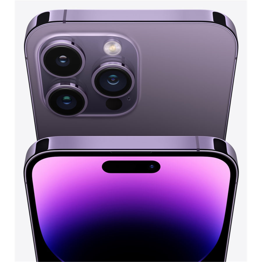 Apple iPhone 14 Pro Max 256GB - Deep Purple - (A-Grade Refurbished) with Cable - 18-Month Warranty - Certified Refurbished