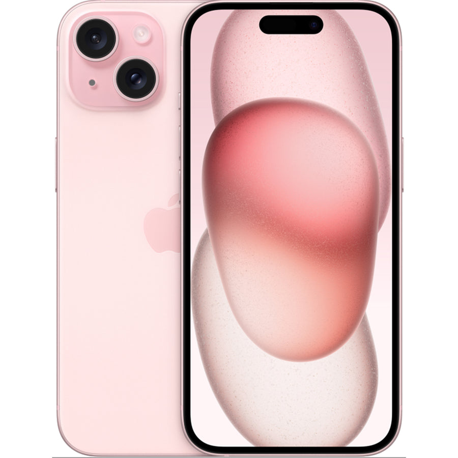Apple iPhone 15 128GB - Pink - (A-Grade Refurbished) with Cable - 18-Month Warranty - Certified Refurbished