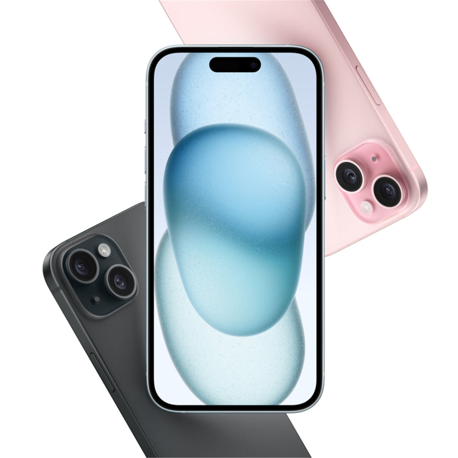 Apple iPhone 15 128GB - Pink - (A-Grade Refurbished) with Cable - 18-Month Warranty - Certified Refurbished
