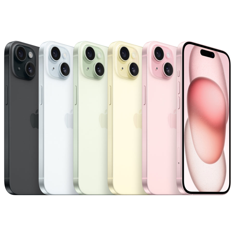 Apple iPhone 15 128GB - Pink - (A-Grade Refurbished) with Cable - 18-Month Warranty - Certified Refurbished