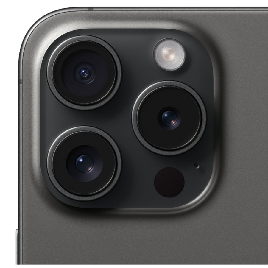 Apple iPhone 15 Pro 256GB - Black Titanium - (A-Grade Refurbished) with Cable - 18-Month Warranty - Certified Refurbished