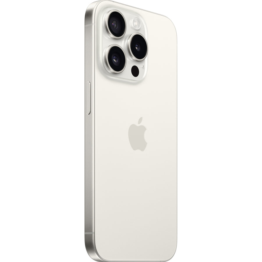 Apple iPhone 15 Pro 256GB - White Titanium - (A-Grade Refurbished) with Cable - 18-Month Warranty - Certified Refurbished