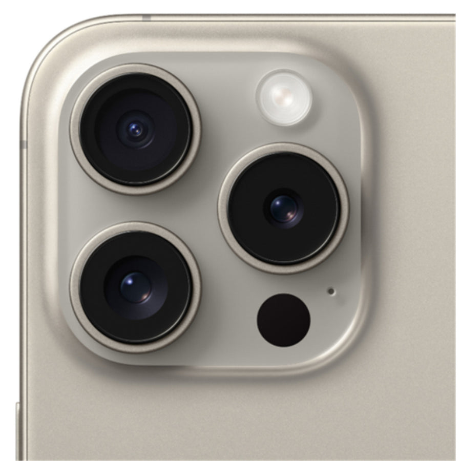Apple iPhone 15 Pro 256GB - Natural Titanium - (A-Grade Refurbished) with Cable - 18-Month Warranty - Certified Refurbished