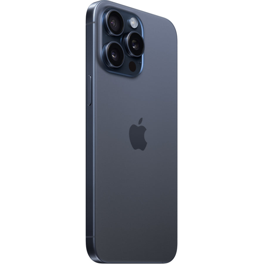 Apple iPhone 15 Pro Max 256GB - Blue Titanium - (A-Grade Refurbished) with Cable - 18-Month Warranty - Certified Refurbished