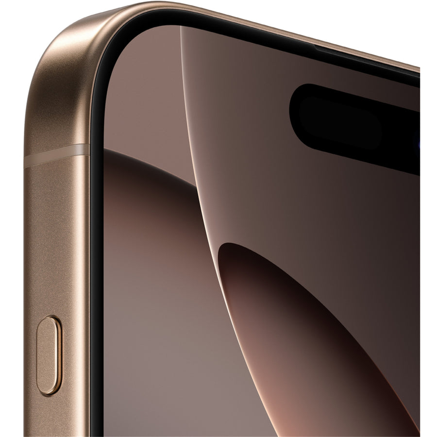 Apple iPhone 16 Pro 128GB - Desert Titantium - (A-Grade Refurbished) with Cable - 18-Month Warranty - Certified Refurbished
