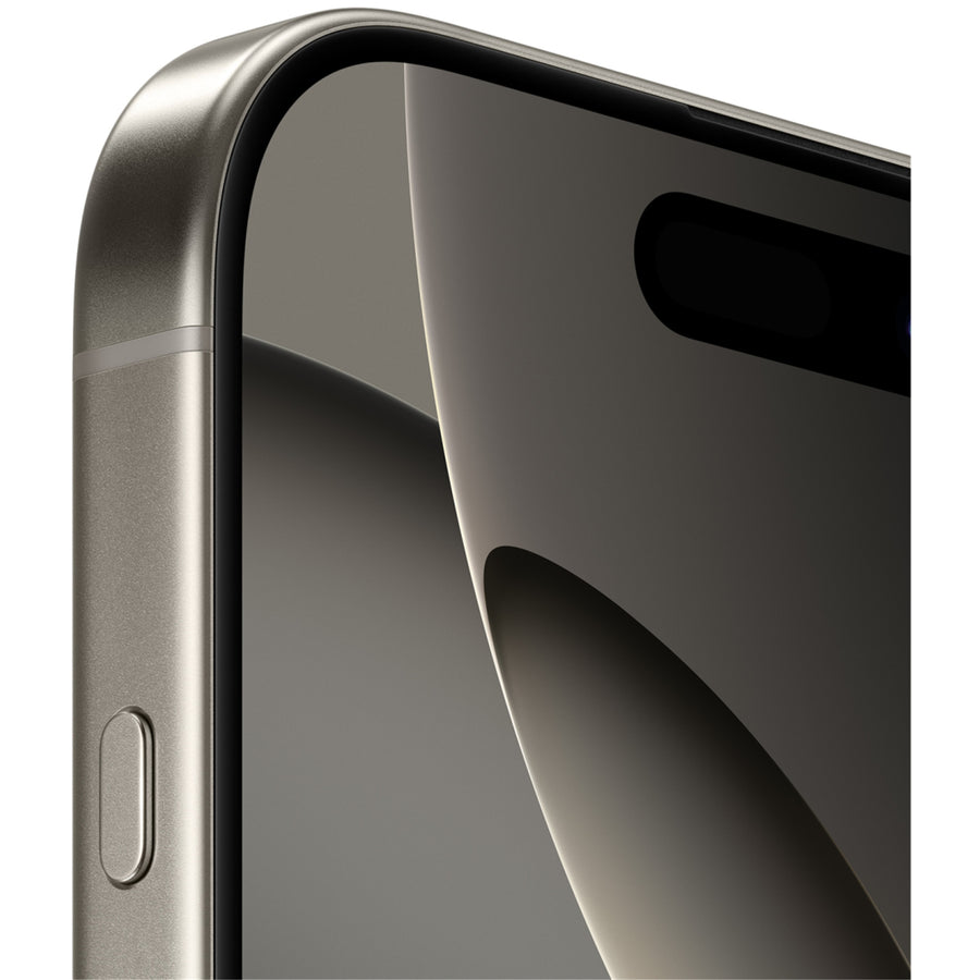 Apple iPhone 16 Pro 128GB - Natural Titanium - (A-Grade Refurbished) with Cable - 18-Month Warranty - Certified Refurbished